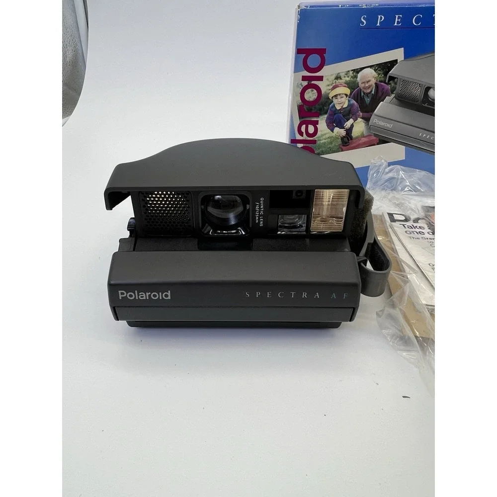 CIB Polaroid Spectra AF Instant Film Photo Camera With Box Vintage‎